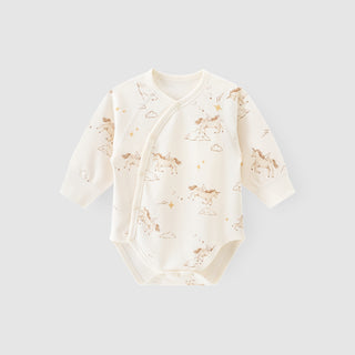 【午年】ホースパターンロンパース　59cm～90cm