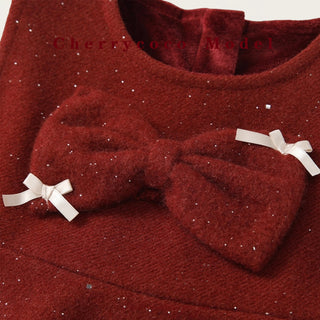 【2点セット】レッドワンピースセット 80cm~140cm