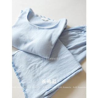 【カップ付き】マシュマロコットンパジャマ　S・M・L