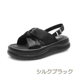 ストラップパターンサンダル
