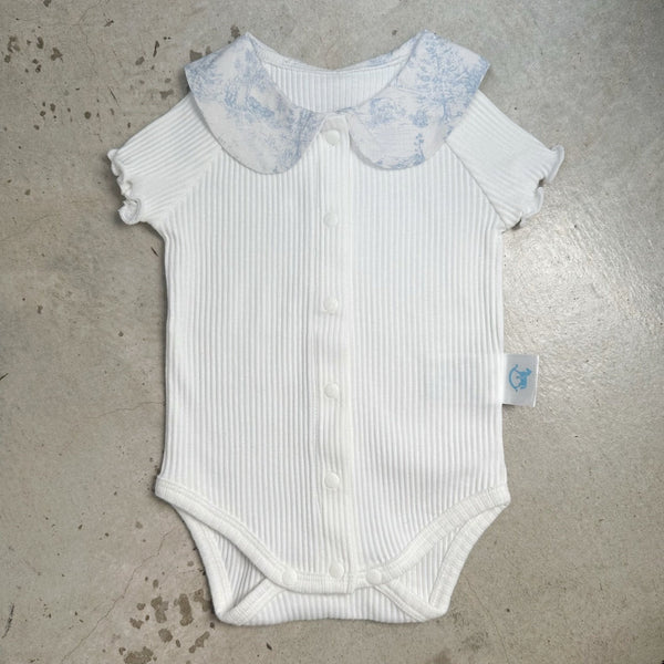 トワルドジュイ襟付きリブロンパース60㎝～70㎝｜ロンパース｜ベビー服・新生児服の通販 Amber mimi