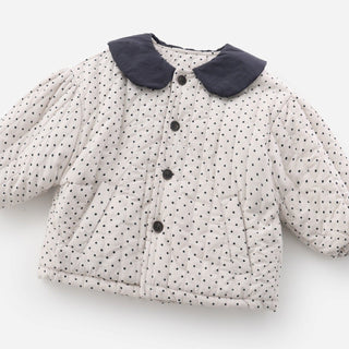 ドットキルティングアウター 80cm~120cm