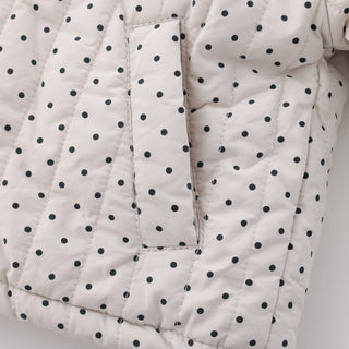 ドットキルティングアウター 80cm~120cm