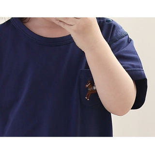 【スタイセット】木馬ロンパース　60cm～100cm