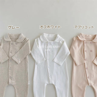 ダブルボタンロンパース　60cm～90cm
