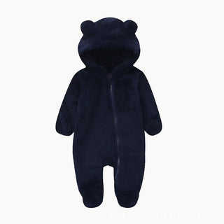 ふわふわくまちゃんロンパース　59cm～80cm