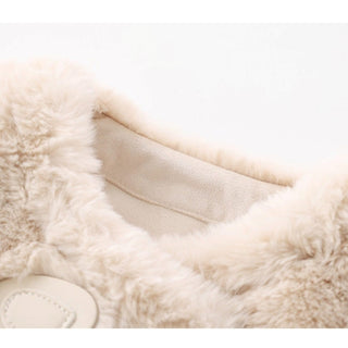 ベージュファーベスト 90cm~130cm