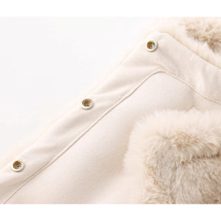 ベージュファーベスト 90cm~130cm