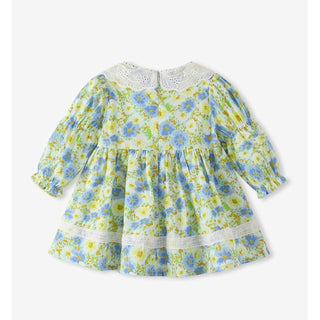 リトルブルーフラワーワンピース 70cm~130cm