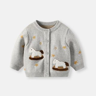 スター木馬カーディガン　70㎝～110㎝