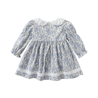 リトルブルーフラワーワンピース 70cm~130cm