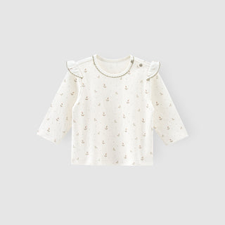 【リンクコーデ】プチフラワートップス　80㎝～100㎝