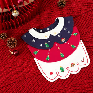 3枚】コットンクリスマススタイセット ｜ベビーのスタイ｜ベビー服