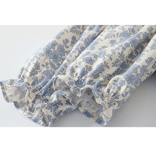 リトルブルーフラワーワンピース 70cm~130cm