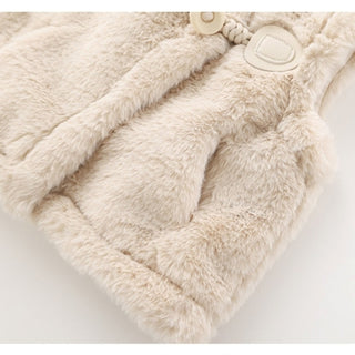 ベージュファーベスト 90cm~130cm