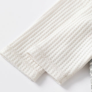 グレーチェックロンパース　59cm～90cm