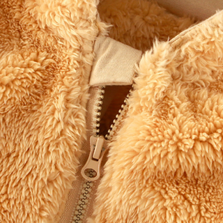 ふわふわくまちゃんロンパース　59cm～80cm