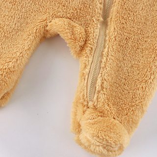 ふわふわくまちゃんロンパース　59cm～80cm