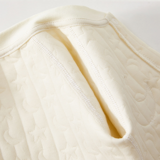 キルティングムーンコットンロンパース　59cm～90cm