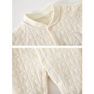 キルティングムーンコットンロンパース　59cm～90cm
