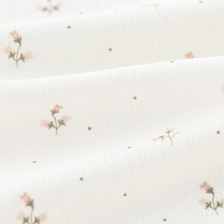 【リンクコーデ】プチフラワーロンパース　59cm～90cm