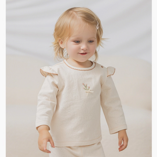 【リンクコーデ】プチフラワートップス　80㎝～100㎝