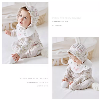 バニーガーデンロンパース　59cm～90cm