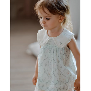 フラワーフリルトップス 80cm~120cm