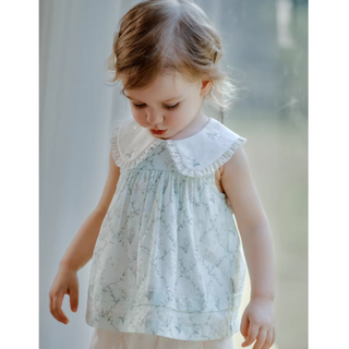 フラワーフリルトップス 80cm~120cm