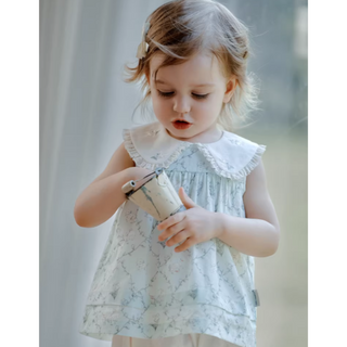 フラワーフリルトップス 80cm~120cm