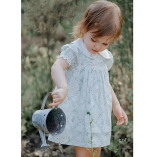 フラワーフレンチワンピース 80cm~120cm