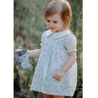 フラワーフレンチワンピース 80cm~120cm