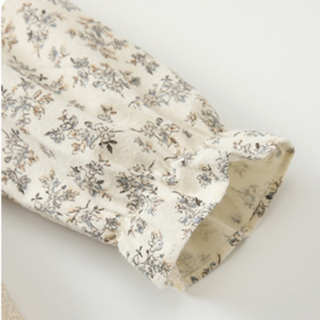 【帽子付き】フレンチシャビーロンパース　60cm～90cm