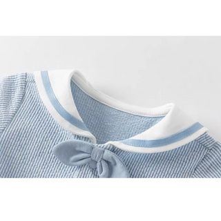 Dave&Bellaライトブルーセーラーロンパース　59cm～90cm