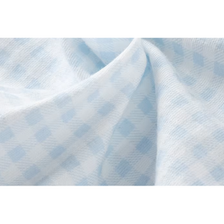 Dave&Bellaライトブルーチェックロンパース　59cm～90cm