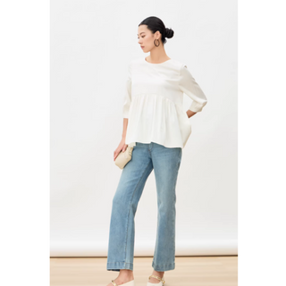 マタニティリボントップス　S～XL