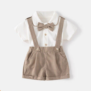 モコモコ❤3点  SALE✨80-86サイズ❤ベビー服❤️ ボックスチェックセットアップ 80㎝～120㎝ ｜ベビーの