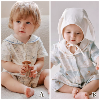 マリンデザインロンパース 60cm～90cm