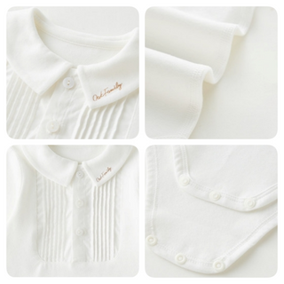 ホワイトプリンスロンパース　60cm～90cm