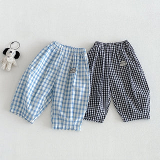 ギンガムチェックボトムス 70cm~100cm