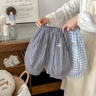 ギンガムチェックボトムス 70cm~100cm