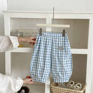 ギンガムチェックボトムス 70cm~100cm