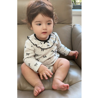 リブリボンロンパース 60cm～90cm