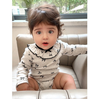 リブリボンロンパース 60cm～90cm