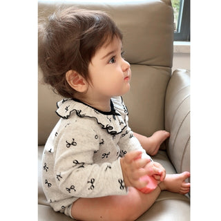 リブリボンロンパース 60cm～90cm