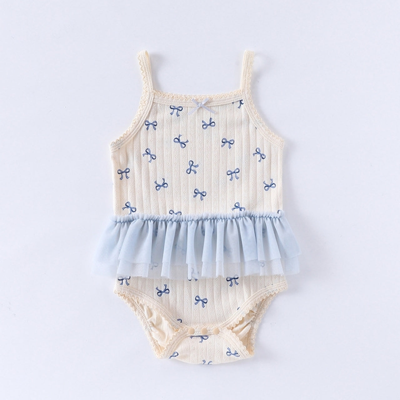BABY TRIANA キャミソールロンパース　12-24m チュールキャミロンパース 60cm～90cm｜ベビーのロンパース 女の子