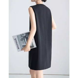 【マタニティもOK】フォーマルブラックワンピース　S～XL
