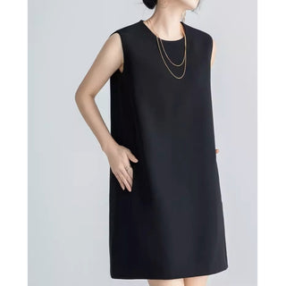 【マタニティもOK】フォーマルブラックワンピース　S～XL