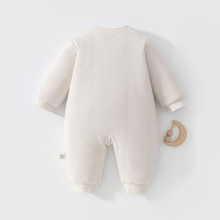 チェックソフトコットンロンパース 60cm~90cm