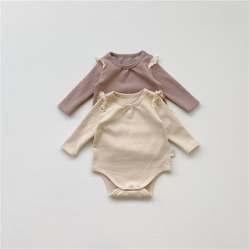 ショルダーレースロンパース66〜90cm